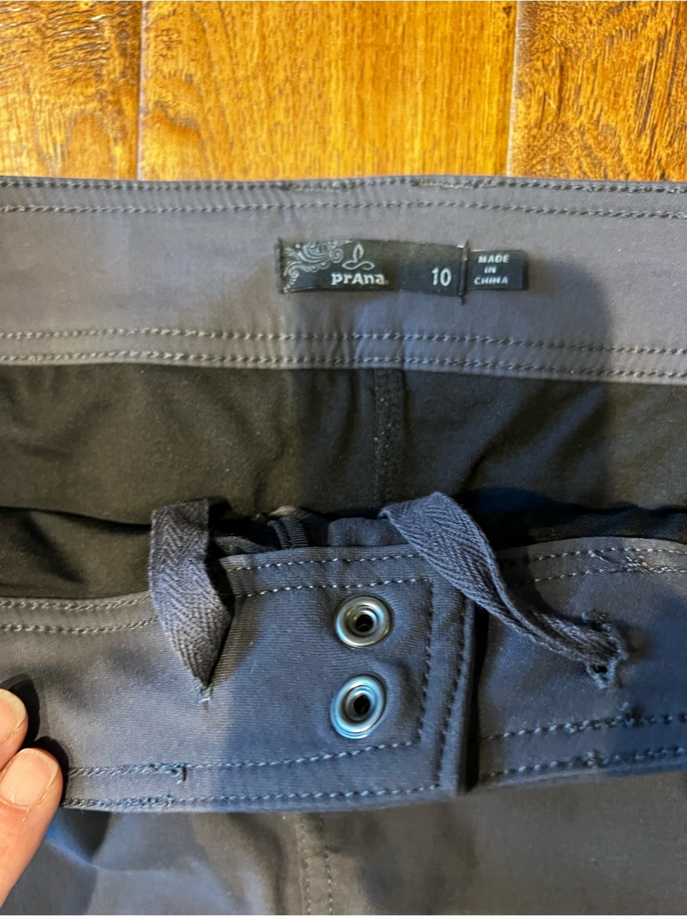 Prana Grey Active Skort with Drawstring Waist - Picture 2 of 3